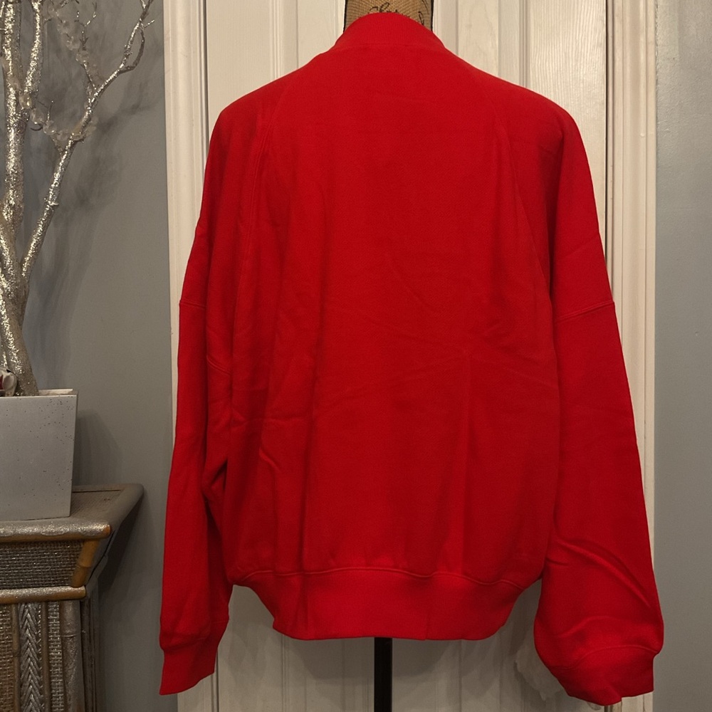 PINK Fleece Mock-Neck Sweatshirt - Picture 5 of 7